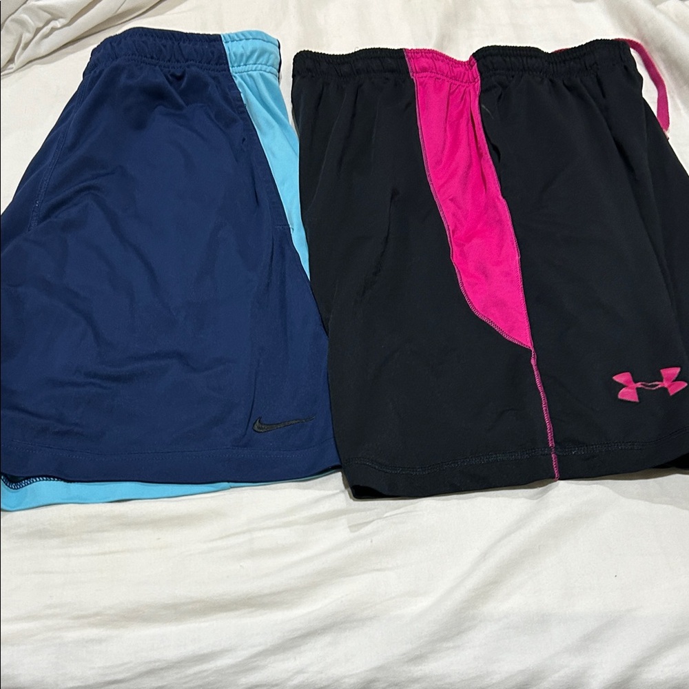 Under Armour and Nike Athletic Shorts Set